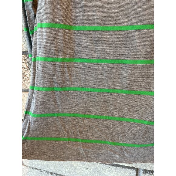 Bailey 44 Womens Green & Gray Striped Long Sleeve Top Size L - Picture 6 of 8